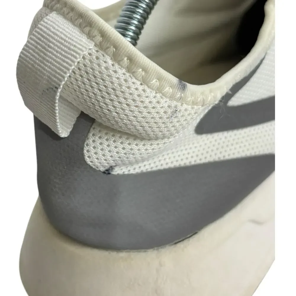 Zara Men's Classic White Sneakers with Gray Detail EU Size 44, US Size 11